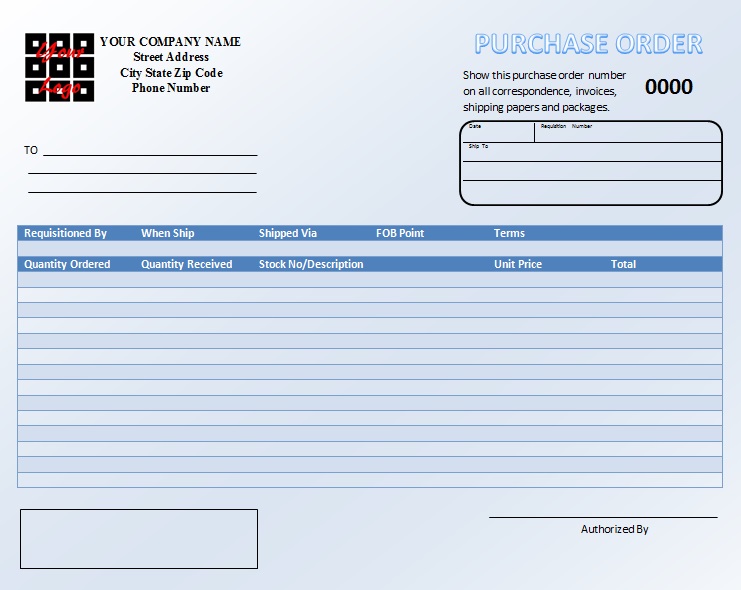 purchase requisition template