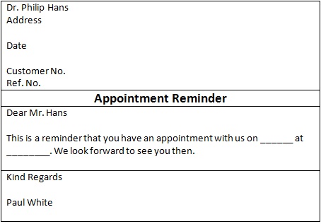 appointment cards template 20