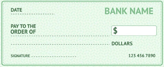 blank check template 10