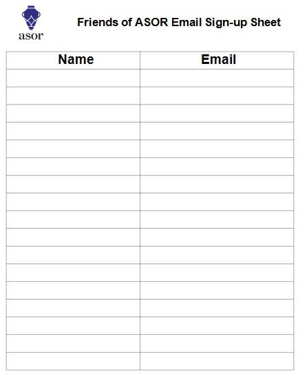 email sign up sheet template 19