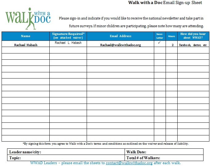 email sign up sheet template 26