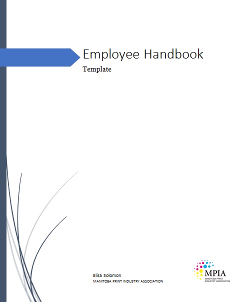 employee handbook template 9