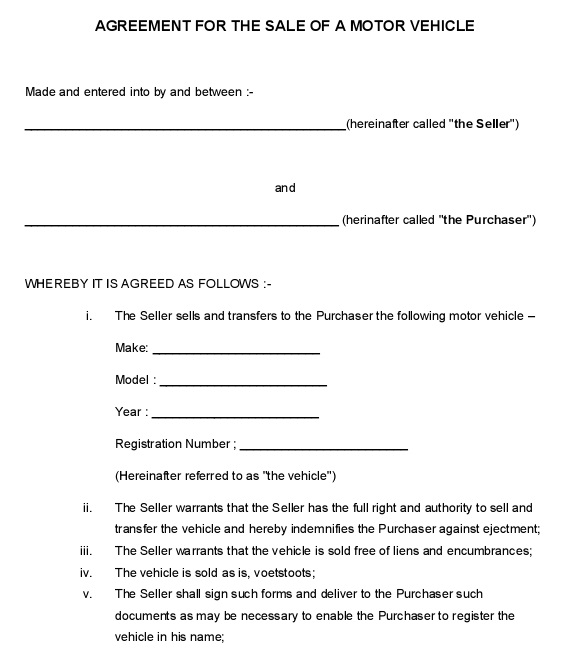 vehicle purchase agreement 19