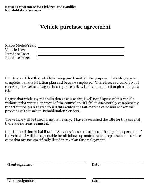 vehicle purchase agreement 21