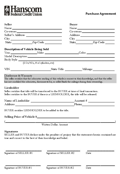 vehicle purchase agreement 28