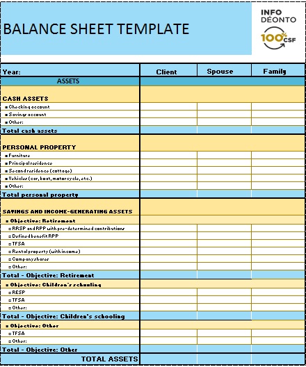 29+ Free Balance Sheet Templates [Excel]