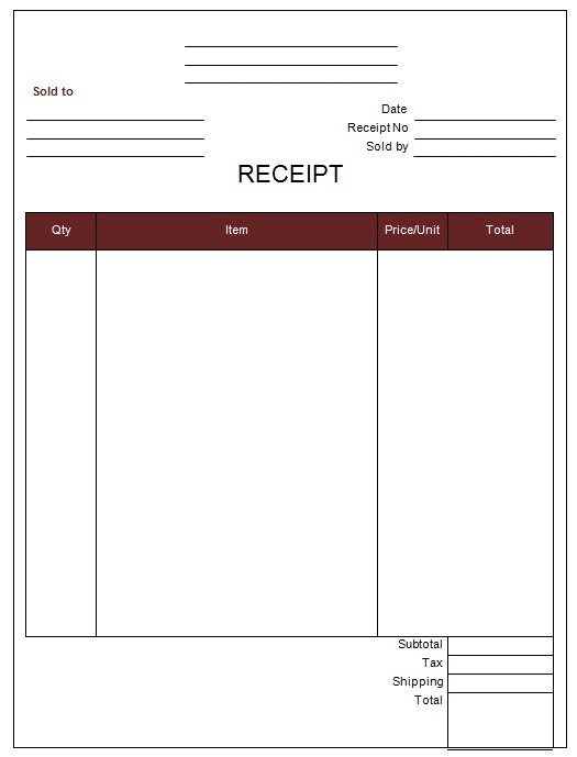 19+ Free Cash Receipt Templates [Excel, Word, PDF]