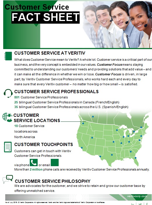 customer service fact sheet template