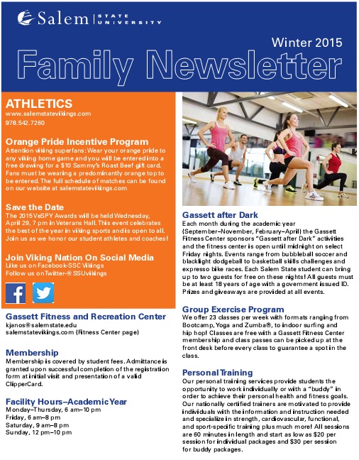 family newsletter template 7