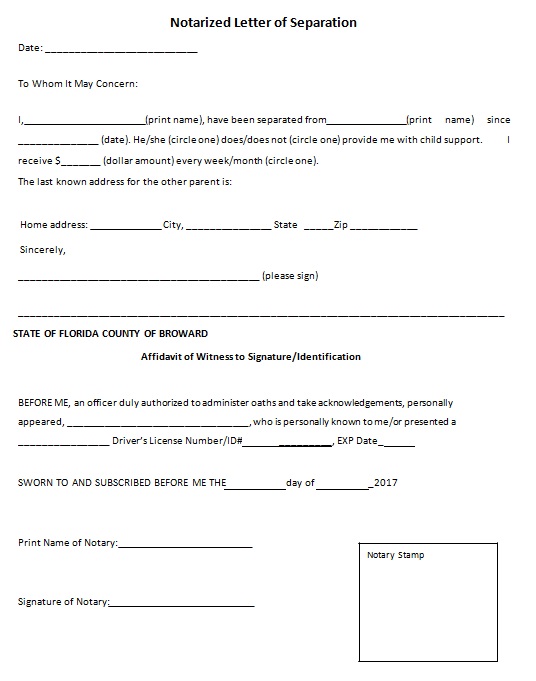 notarized letter template 10