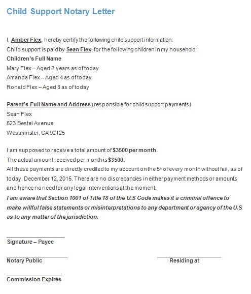 notarized letter template 18