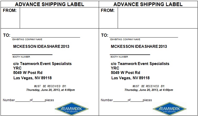 shipping label template 8