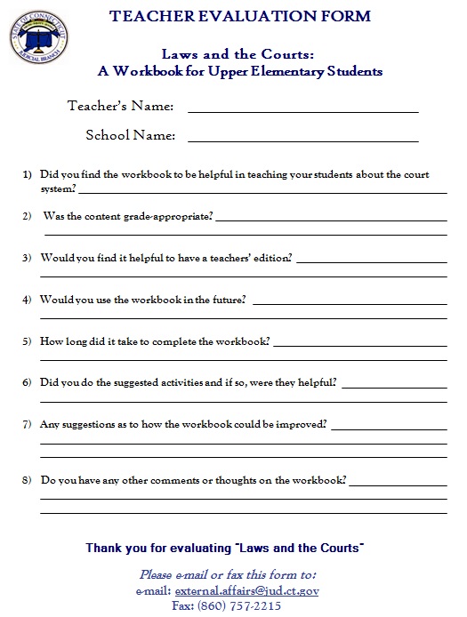 teacher evaluation form 15