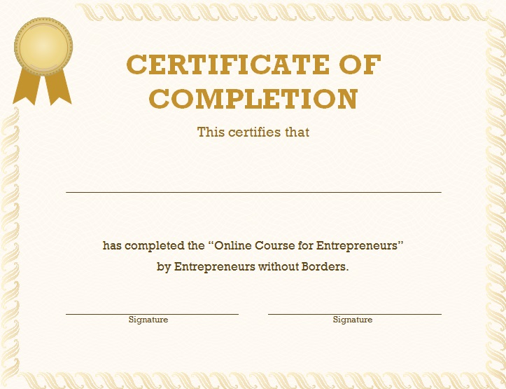 certificate of compliance template 10