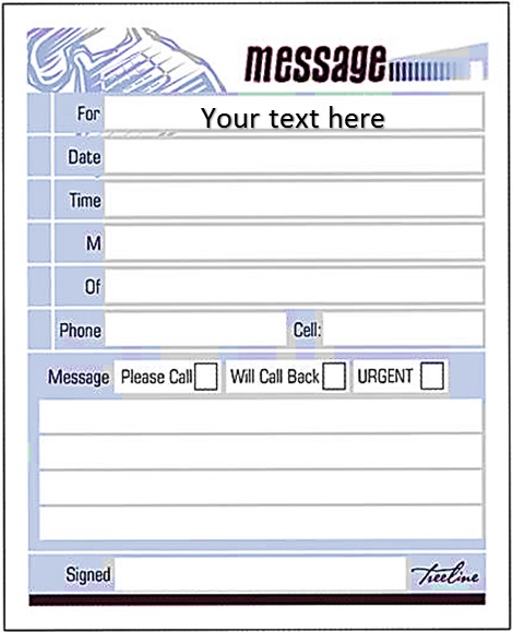 phone message template 11